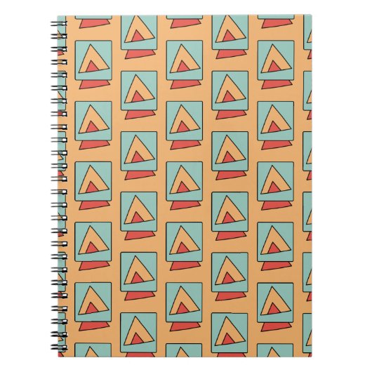 Carnet Motif Rétro Vintage Excentrique (Devant)