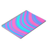 Carnet Motif rétro Wavy (Côté gauche)