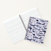 Carnet Motif Rose bleu Beauty Care (Intérieur)