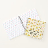 Carnet Motif rose corgi mou (Intérieur)