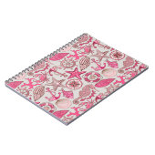 Carnet Motif rose de mer (Côté gauche)