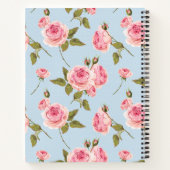 Carnet Motif rose et Pois (Dos)