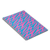 Carnet Motif rose et turquoise (Côté Droit)
