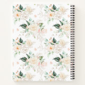 Carnet Motif rose Floral Garden (Dos)