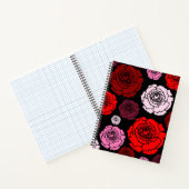 Carnet Motif Rose japonais (Intérieur)