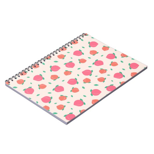 Carnet Motif rose pâle (Côté gauche)