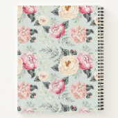 Carnet Motif rose Rose Garden (Dos)