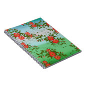 Carnet Motif rouge et vert (Côté Droit)