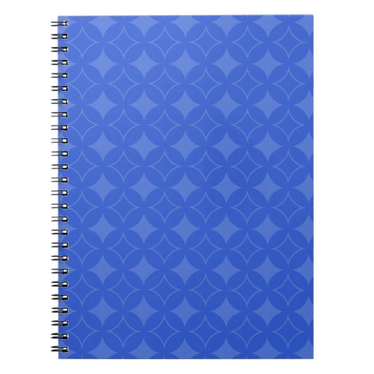 Carnet Motif royal bleu shippo (Devant)