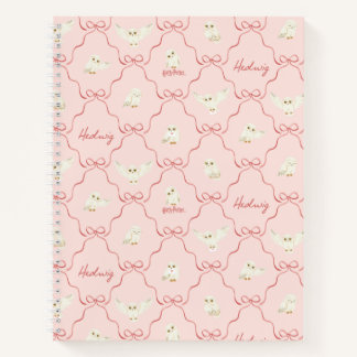 Carnet Motif Ruban Rose Hedwig