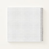 Carnet Motif sans couture à pois noirs | Petits points (Dos)