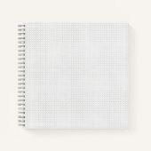Carnet Motif sans couture à pois noirs | Petits points (Devant)