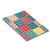 Carnet Motif sans couture. Arrière-groupe patchwork vinta (Côté Droit)