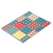 Carnet Motif sans couture. Arrière-groupe patchwork vinta (Côté gauche)