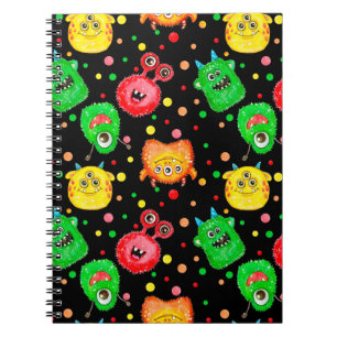 Carnet Motif sans couture avec aquarelle peinte à la main