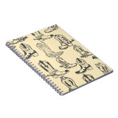 Carnet Motif sans couture avec bottes de cowboy. cowboy, (Côté Droit)