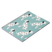 Carnet Motif sans couture avec dalmate mignon (Côté gauche)