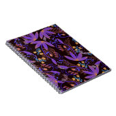 Carnet Motif sans couture avec de minuscules fleurs vives (Côté Droit)