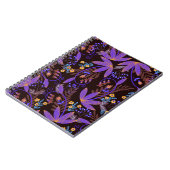 Carnet Motif sans couture avec de minuscules fleurs vives (Côté gauche)
