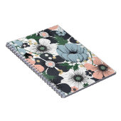 Carnet Motif sans couture avec des fleurs délicates dessi (Côté Droit)