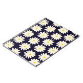 Carnet Motif sans couture avec des fleurs dessinées à la  (Côté gauche)