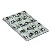 Carnet Motif sans couture avec des pingouins mignons (Côté Droit)