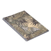 Carnet Motif sans couture avec feuilles de palme, motif l (Côté Droit)
