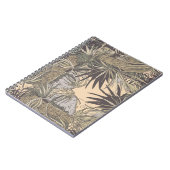 Carnet Motif sans couture avec feuilles de palme, motif l (Côté gauche)