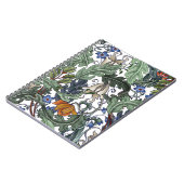 Carnet Motif sans couture avec fleurs dans le style art d (Côté gauche)