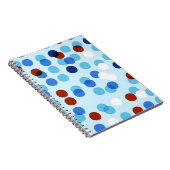 Carnet Motif sans couture avec ornement doodle abstrait,  (Côté Droit)