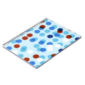 Carnet Motif sans couture avec ornement doodle abstrait,  (Côté gauche)