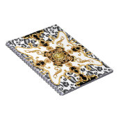 Carnet Motif sans couture avec peau de léopard et baro do (Côté Droit)