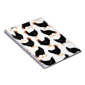 Carnet Motif sans couture avec poulet (Côté Droit)