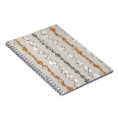 Carnet Motif sans couture avec rayures colorées (Côté Droit)