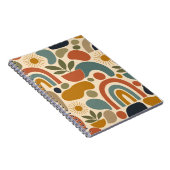 Carnet Motif sans couture Boho Rainbow & Botanique (Côté Droit)