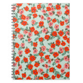 Carnet Motif sans couture dans de petites fleurs sauvages (Devant)