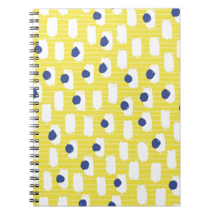Carnet Motif sans couture de brosse dessinée à la main.