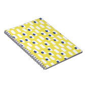 Carnet Motif sans couture de brosse dessinée à la main. (Côté Droit)