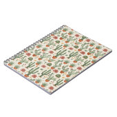 Carnet Motif sans couture de cactus de désert succulent (Côté gauche)