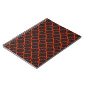 Carnet Motif sans couture de flux de lave (Côté gauche)