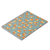 Carnet Motif sans couture de Fox et de papillon (Côté gauche)