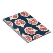 Carnet Motif sans couture de grenade, arrière - plan avec (Côté Droit)