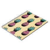 Carnet Motif sans couture de l'ananas à main mignon (Côté gauche)