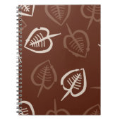 Carnet Motif sans couture de motif floral avec feuille. S (Devant)