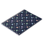 Carnet Motif sans couture de planètes du système solaire (Côté gauche)