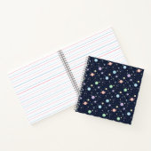 Carnet Motif sans couture de planètes du système solaire (Intérieur)