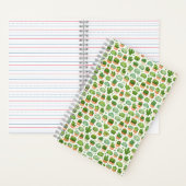 Carnet Motif sans couture de plante succulente mignonne (À l'intérieur)