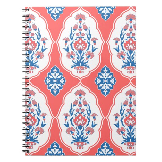 Carnet Motif sans couture décorative en orienta tradition (Devant)