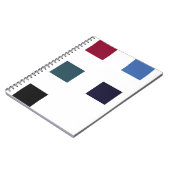 Carnet Motif sans couture. Découper les traits de brosse (Côté gauche)