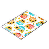 Carnet Motif sans couture dessiné à la main avec tourneso (Côté gauche)